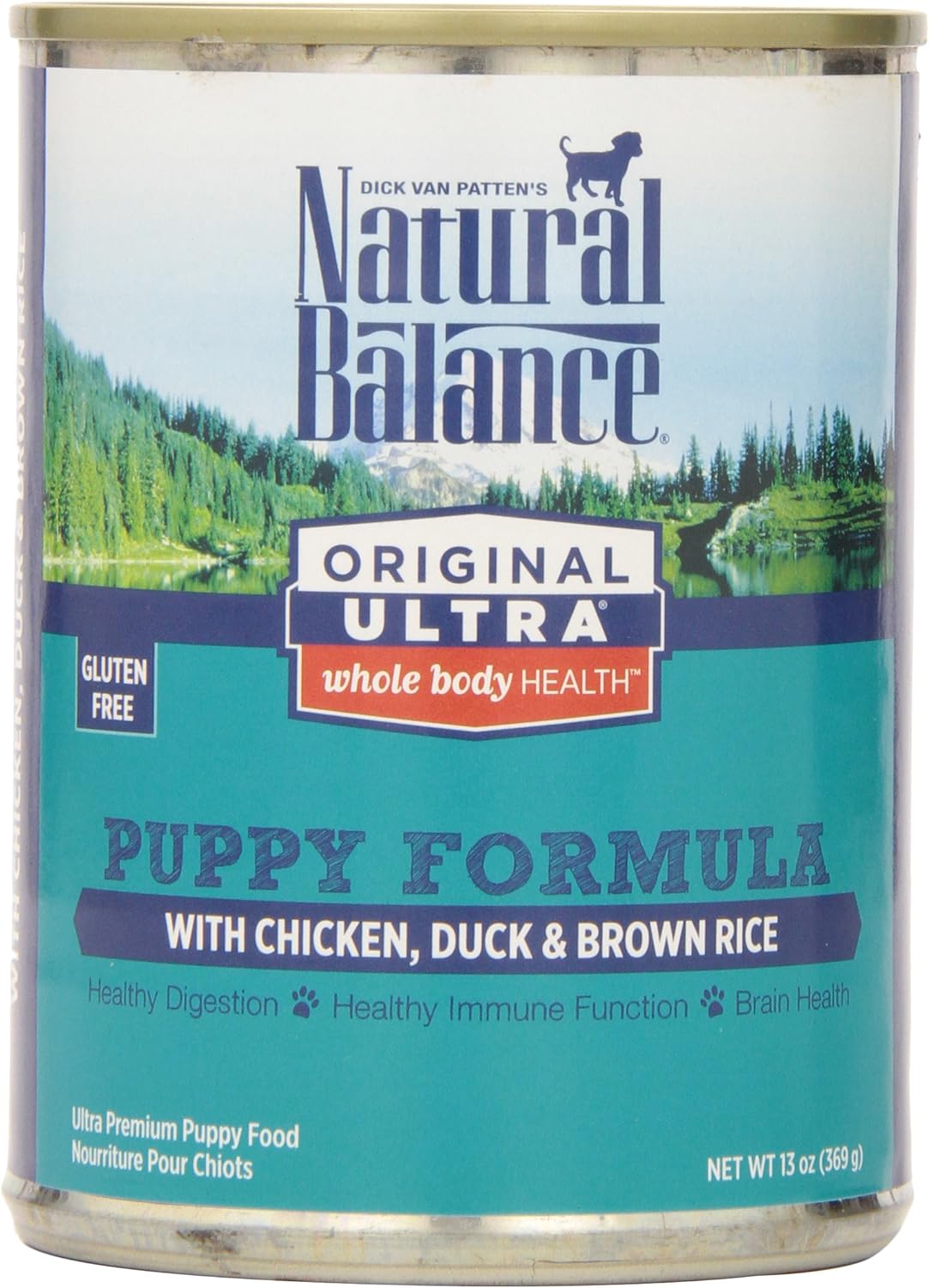 Natural Balance Original Ultra Whole Body Health Chicken Duck Brown Rice Canned Puppy Dog Food