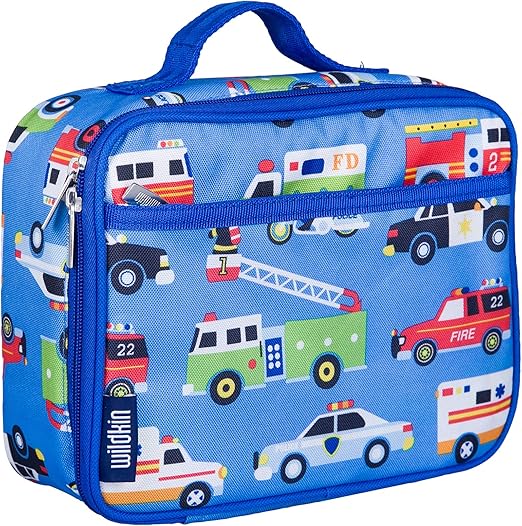 Wildkin Kids Insulated Lunch Box for Boys and Girls, Perfect Size for Packing Hot or Cold Snacks for School and Travel, Patterns Coordinate with Our Backpacks and Duffel Bags, Heroes