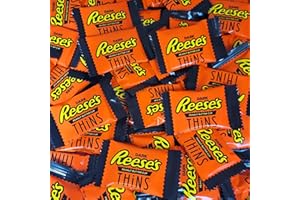 SWEETSOME Thins Dark Chocolate Peanut Butter Cups – Individually Wrapped - 3-Pound Bulk Pack for Ultimate Delight