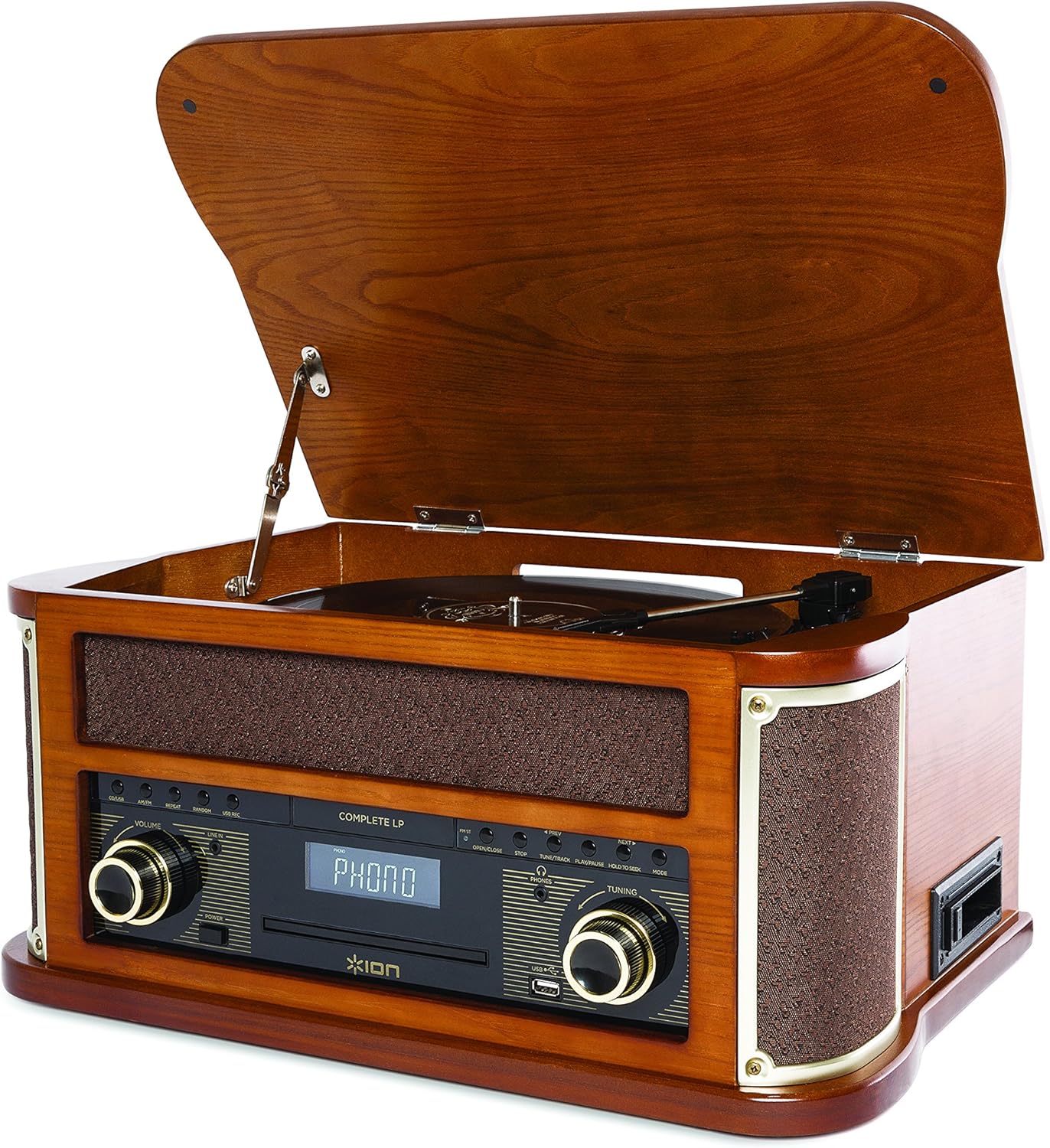 ion 7 in 1 turntable music centre