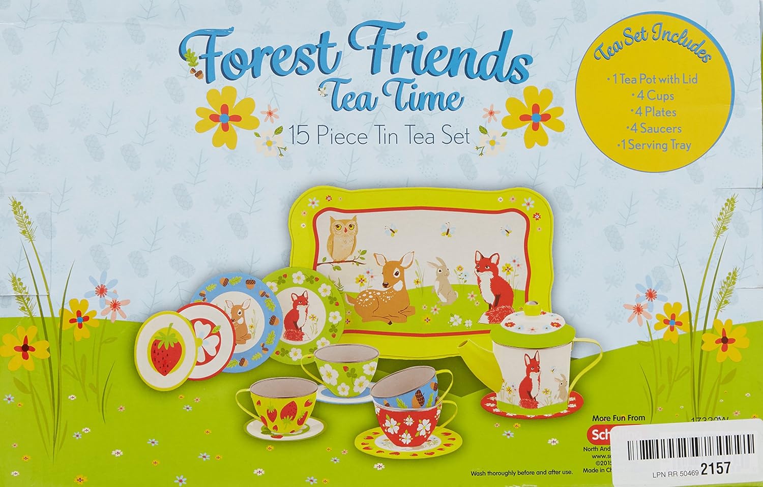 schylling forest friends tea time set