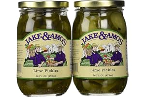 Jake & Amos - Lime Pickles / 2 - 16 Oz. Jars