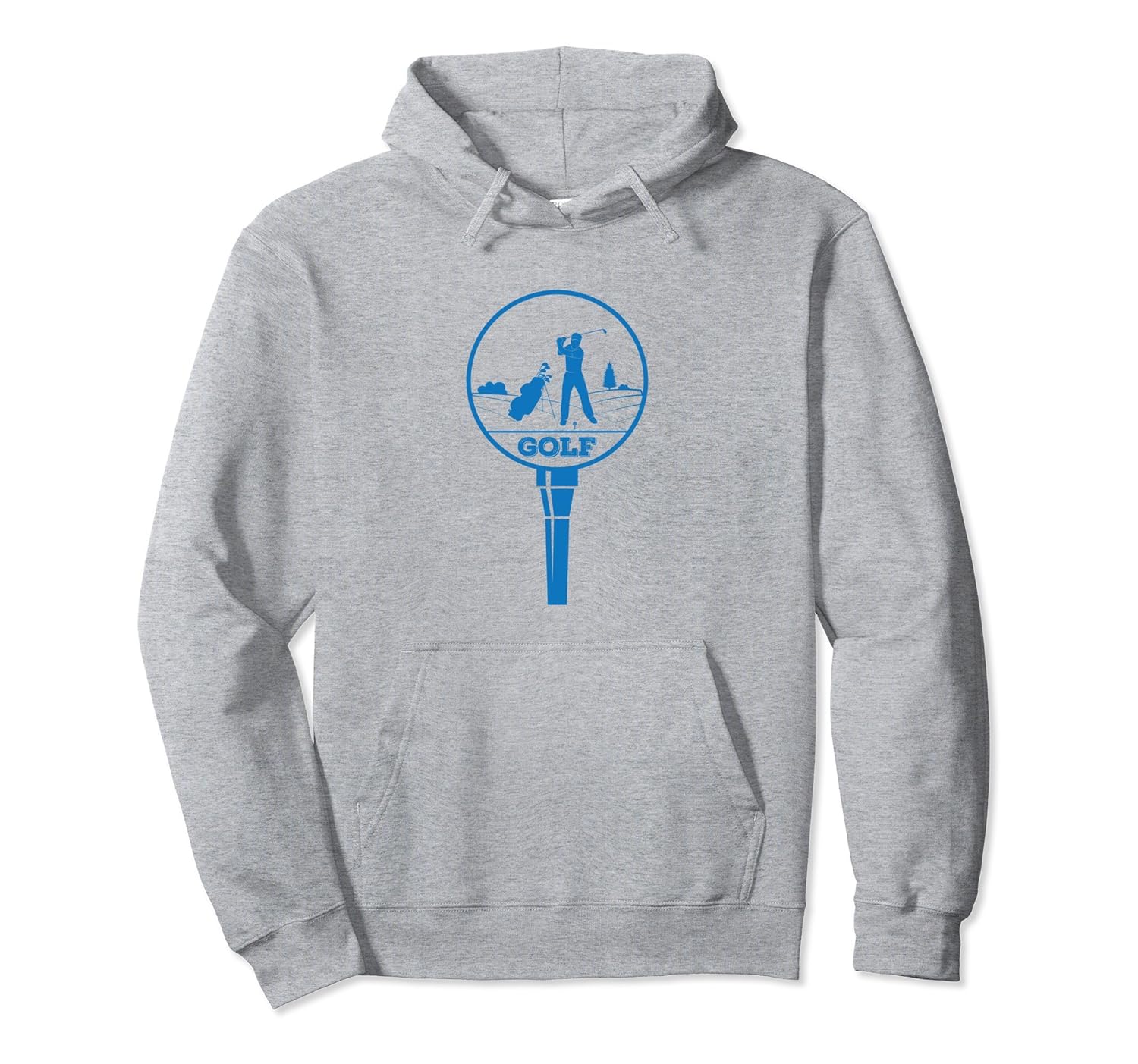 Golf Player In A Golf Ball Over A Hoodie Sport Gift Hoodie-Rose