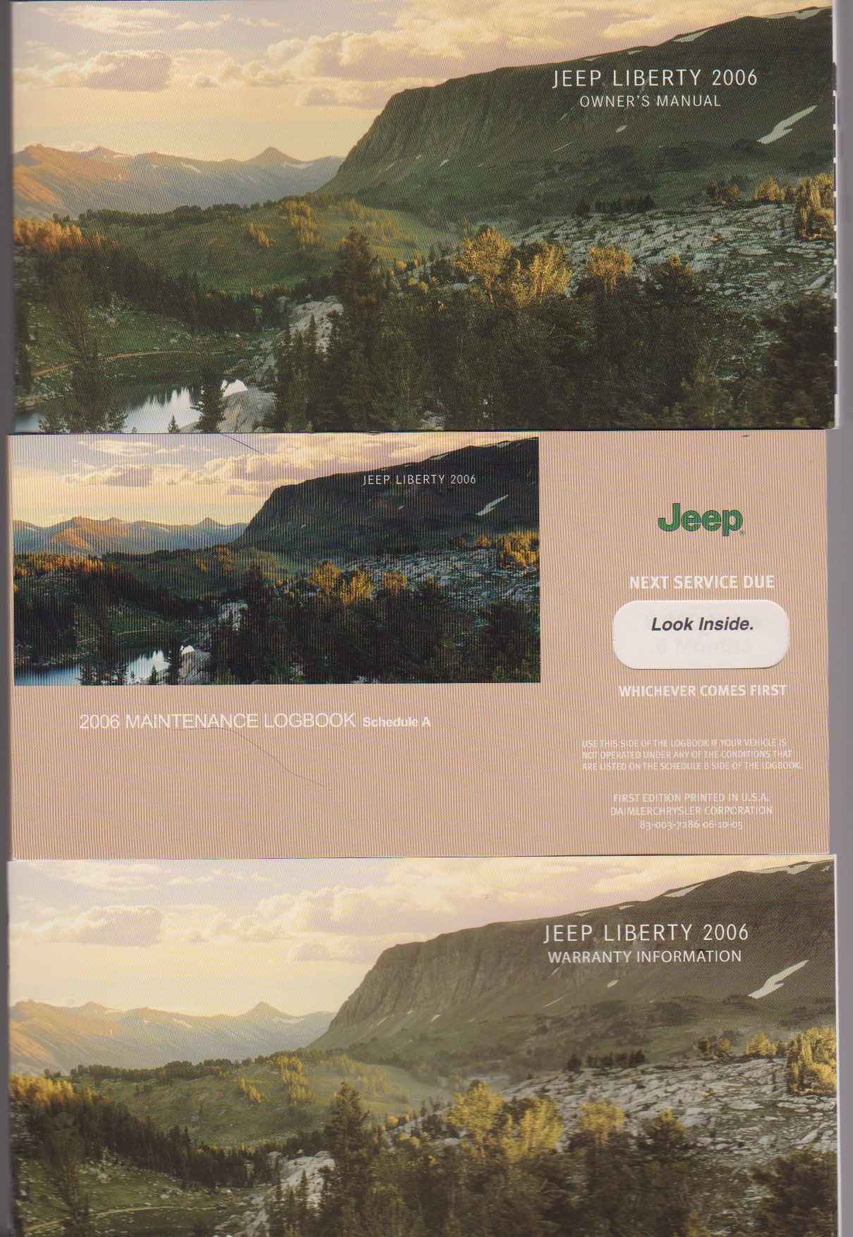 2006 Jeep Liberty Owners Manual Paperback – 2005