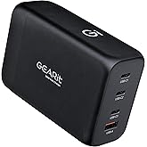 GEARit 240W USB C Charger Block - Fast Charging 4-Port GaN Wall Charger with PD 3.1 & PPS for Apple, Samsung, Dell XPS, MacBook Air/Pro, iPhone, iPad, Google Pixel - Multi Port Fast Charger USB Type C