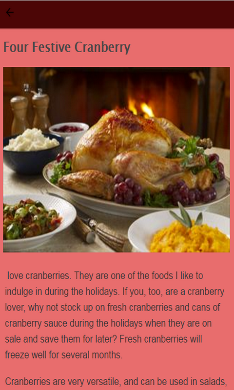 Cranberry Recipes