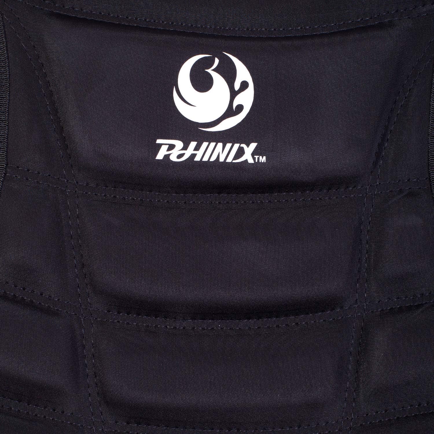 PHINIX Catcher's Set Chest Protector and Shin Guards, Specially Produced for Youth Practice (Black) : Sports & Outdoors