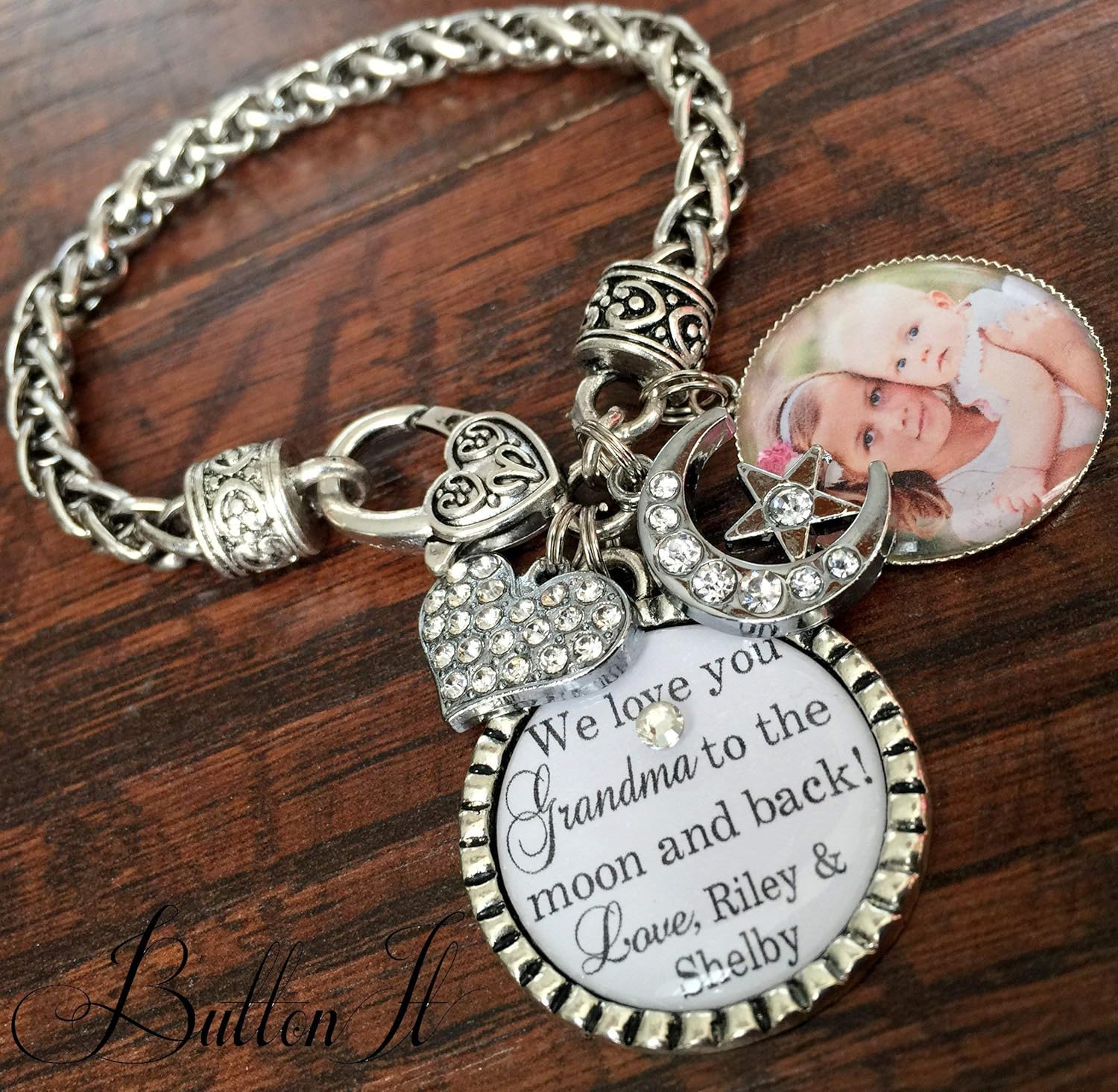 MOM gifts, GRANDMA jewelry, Grandma bracelet, Mom Valentine
