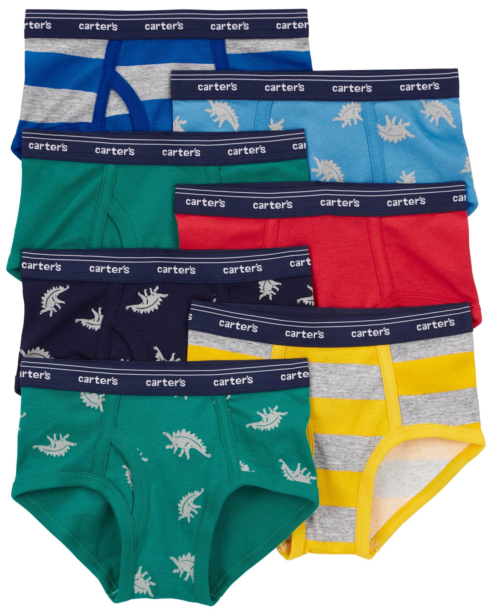 Carter's 7pc Kid Boy Camo Dino Cotton Briefs main image 1