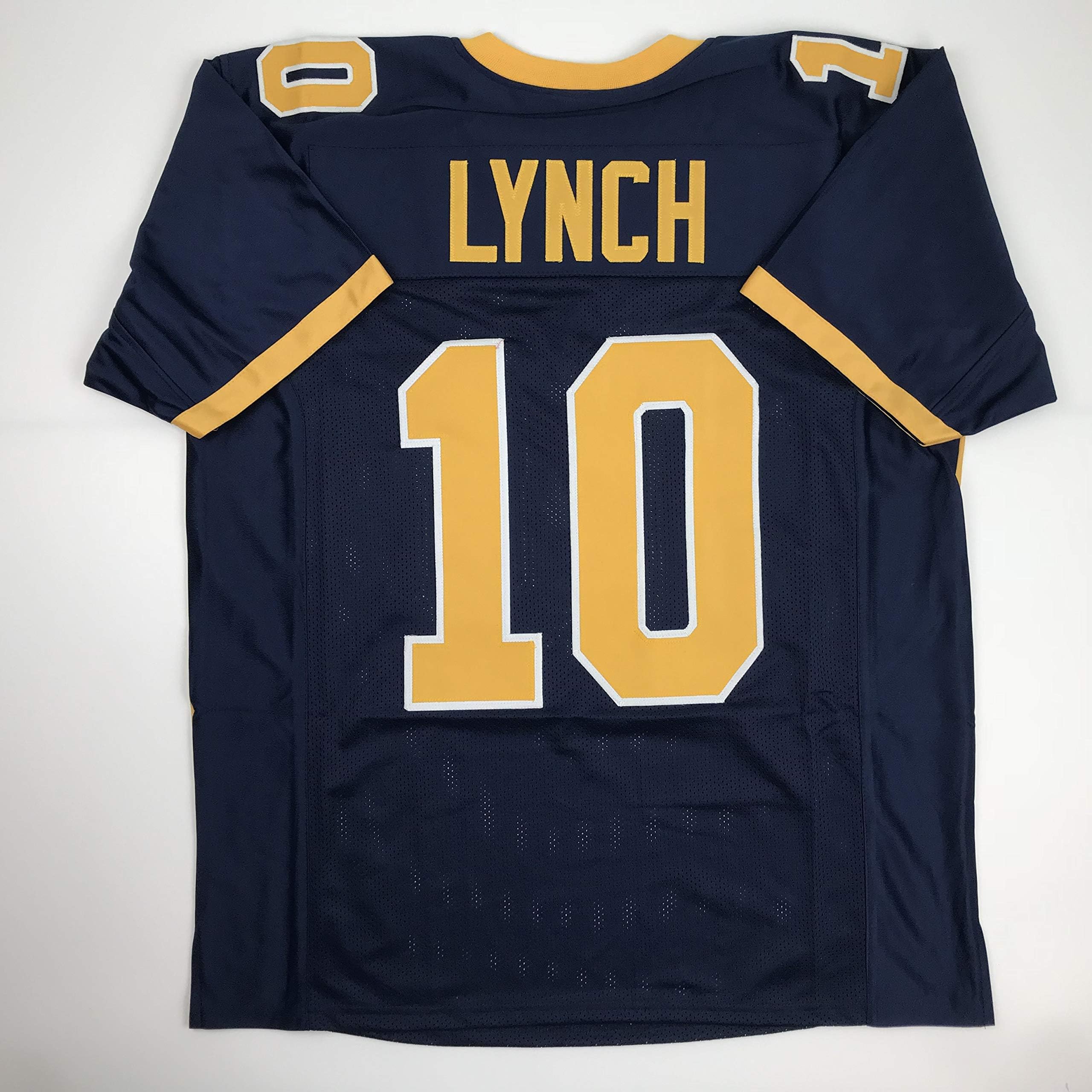 Unsigned Marshawn Lynch Cal California Blue College Custom Stitched Football Jersey Size Men's XL New No Brands/Logos