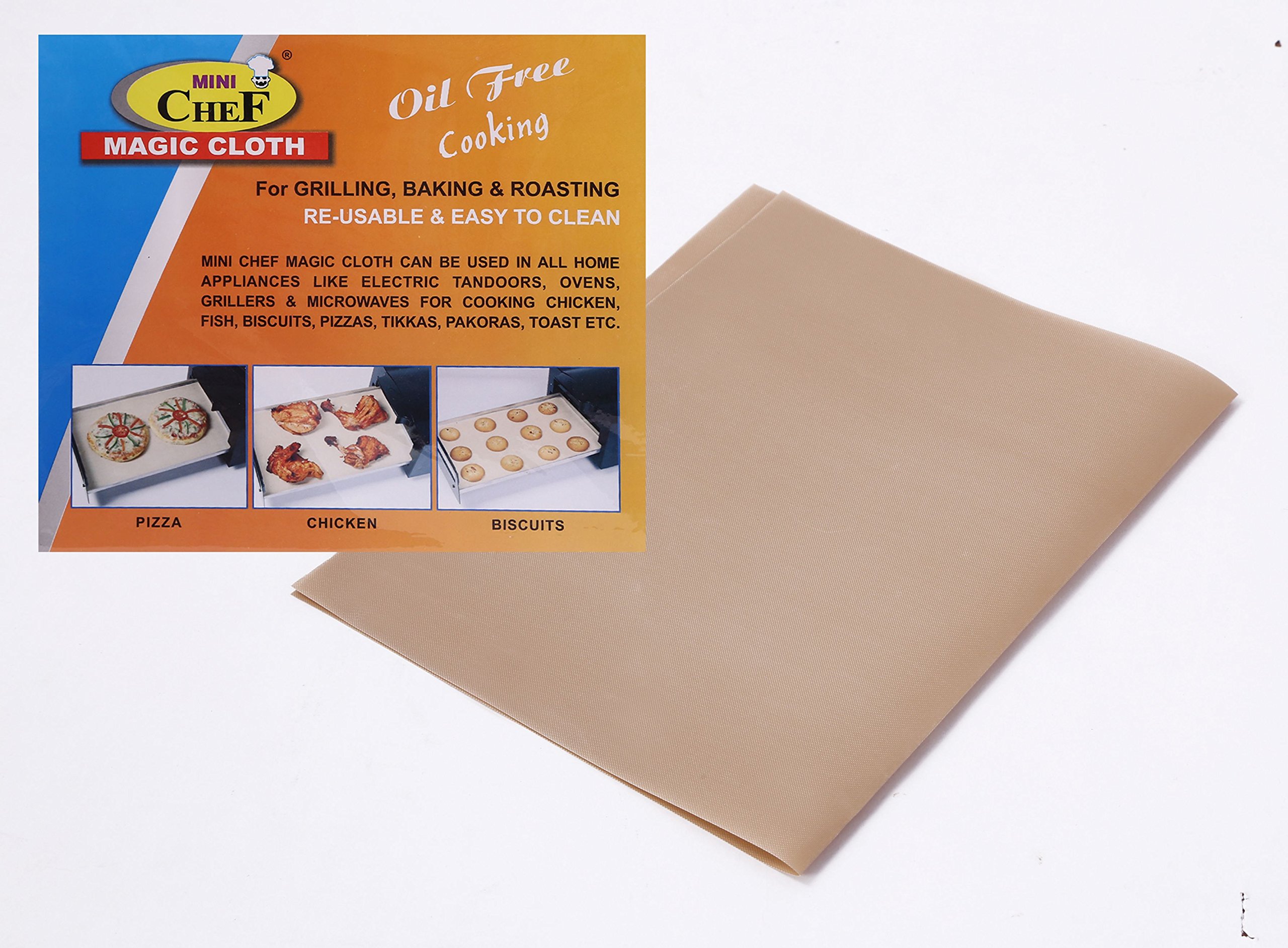 Mini Chef Electric Tandoor Magic Cloth 15x9 5 Inches Beige