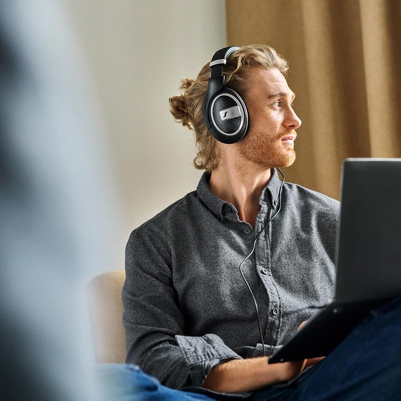 Sennheiser hd 599 - fones de ouvido abertos, edição especial, preto, com fio
