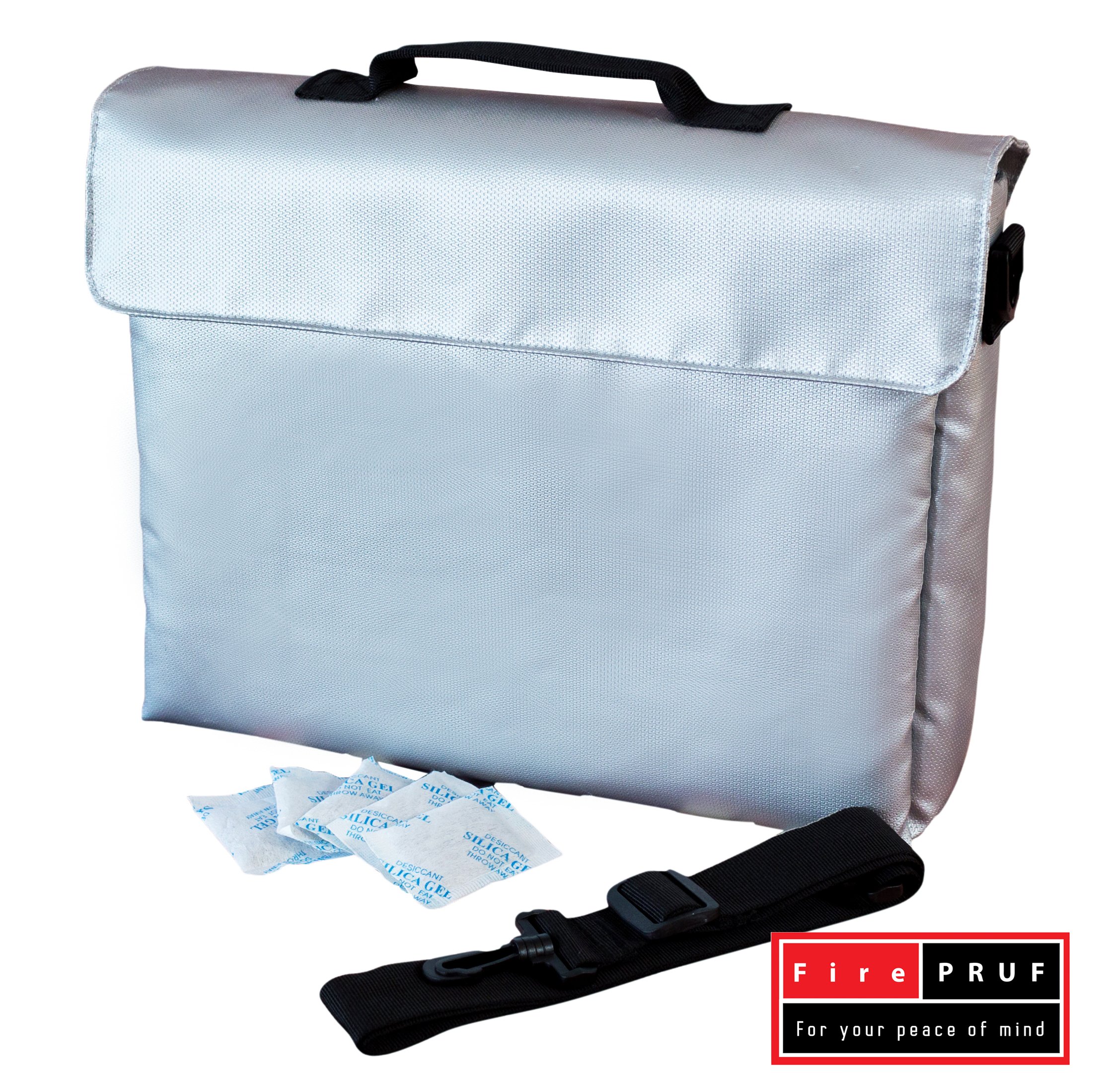 Buy Certified Fireproof Safe Bag for Documents, Money, Office Files
