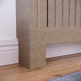 Vida Designs Chelsea Radiator Cover Unfinished Large Modern Vertical Slat MDF view 7