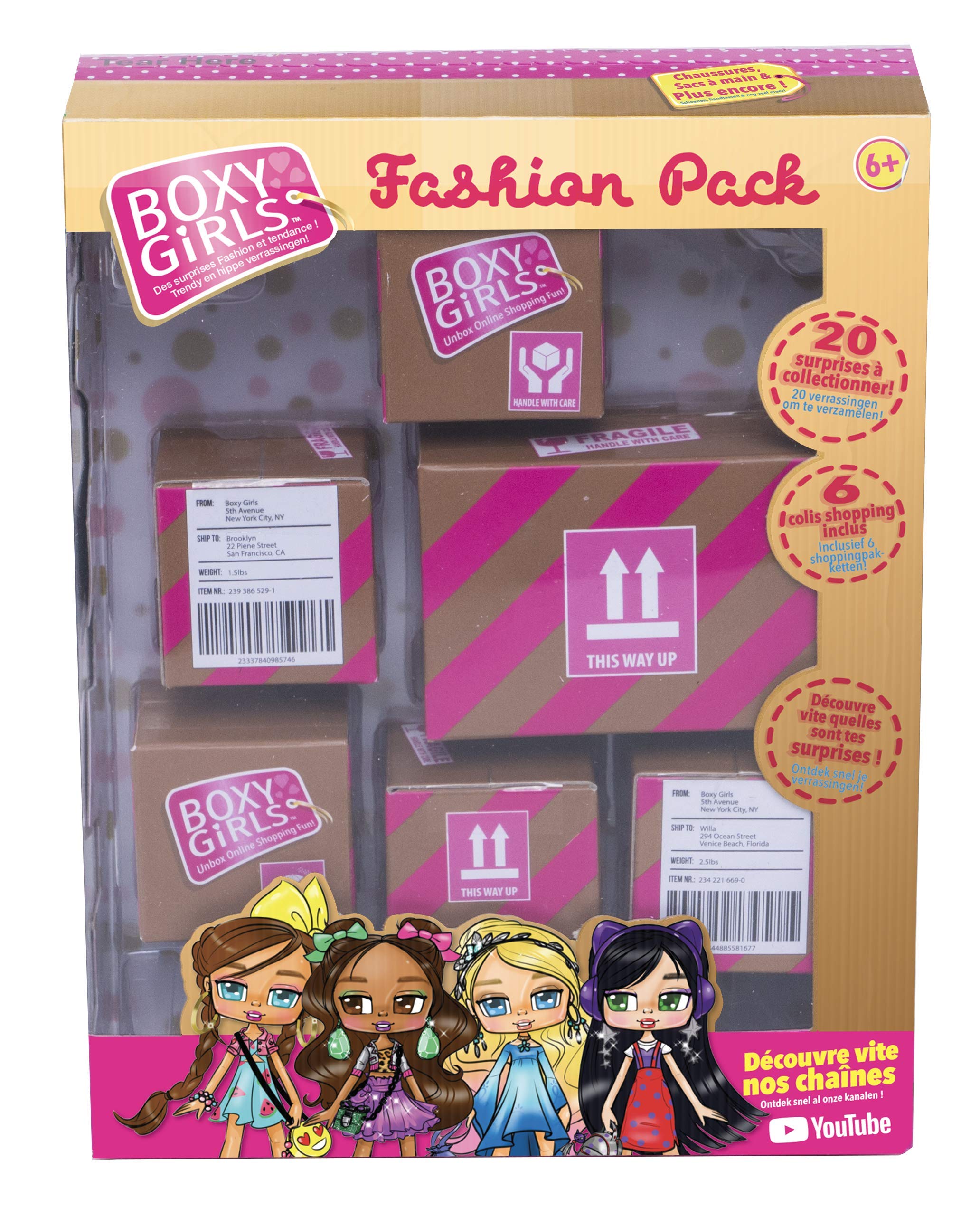BOXY GIRLS Boxes The Fashion Pack for Fashionista Dolls That Will be Talking About Them – as seen on TV, Boites