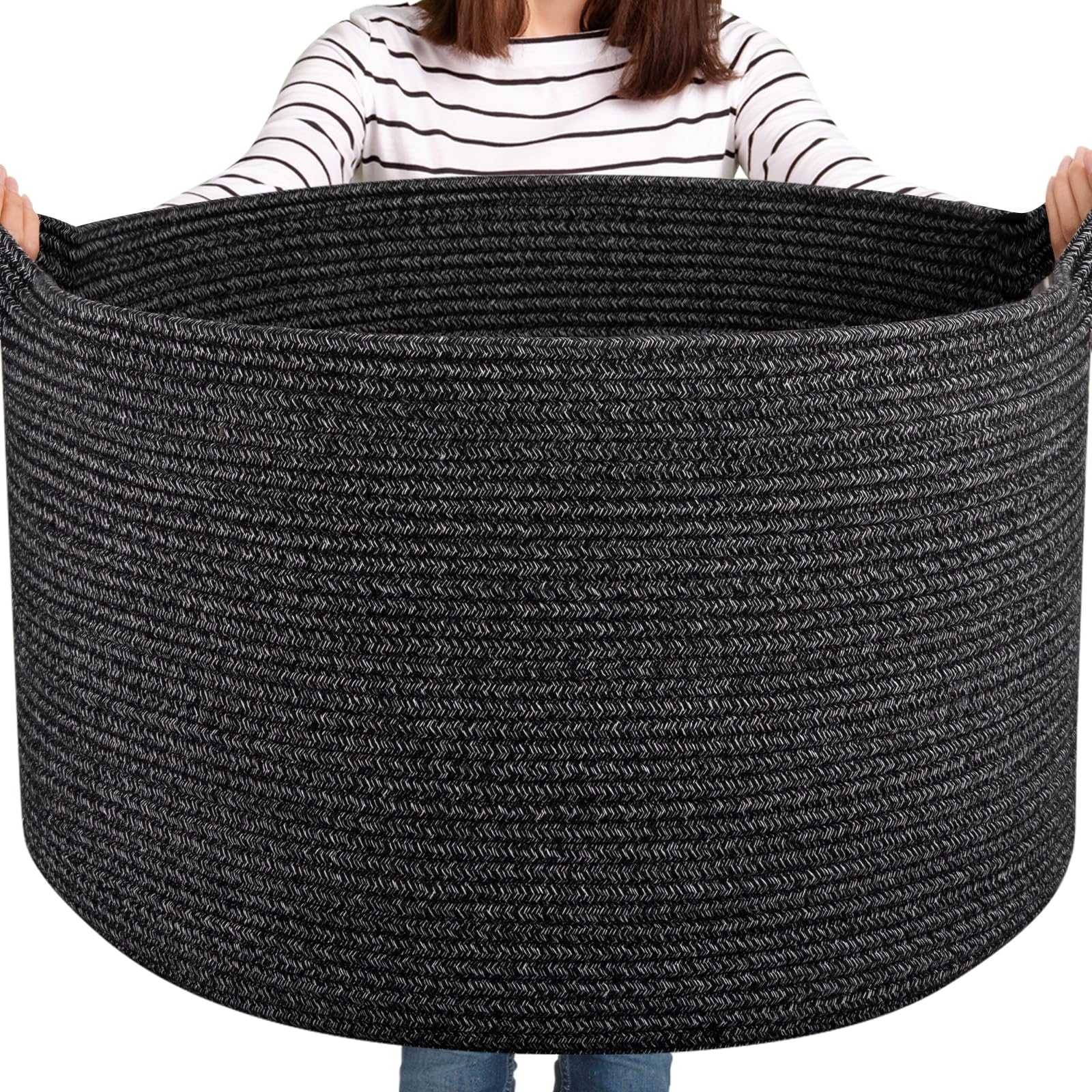Large Woven Baskets for Storage, 22.8