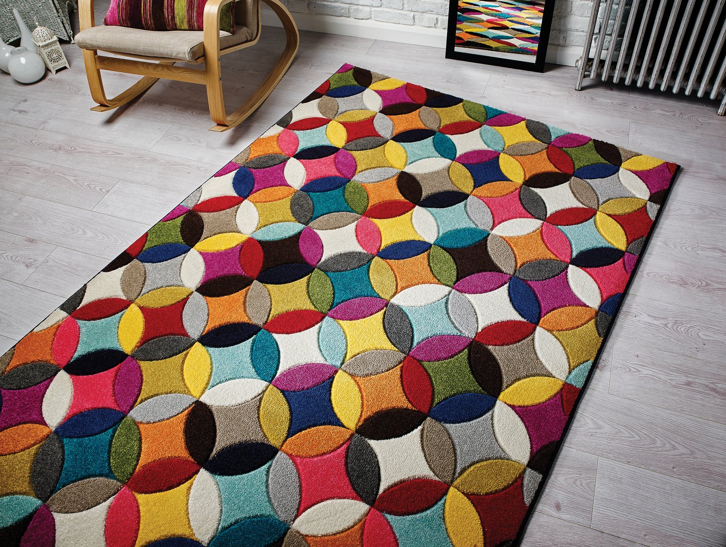 Rugs With Flair Spectrum Alfombra/Tapete con diseño Moderno y