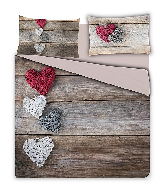 title=PARURE COPRIPIUMINO UNA PIAZZA E MEZZA fotografico: sacco copripiumino + 1