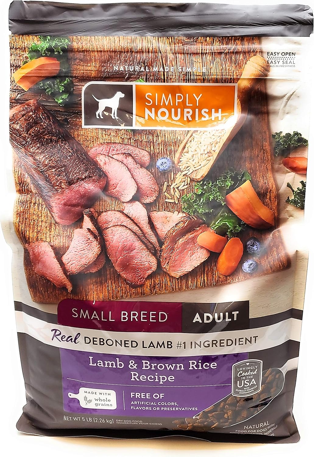 simply nourish lamb and oatmeal 30 lb
