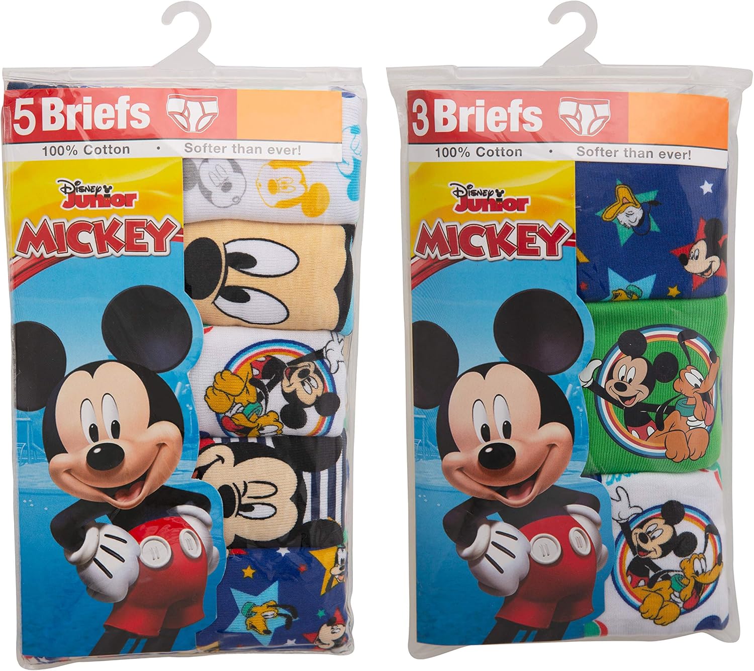 Disney Boys' Mickey Mouse Underwear Multipacks: Clothing