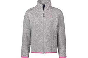 Nautica Girls' Full-Zip Fleece Jacket, Signature Logo Design, Lightweight & Wind Resistant