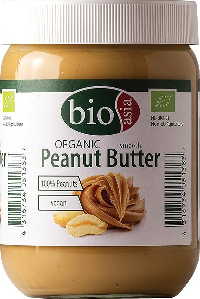 Bioasia Bio Erdnussbutter Peanut Butter Aus 100 Gerosteten Erdnusskernen Cremig Ohne Zusatze Im Glas Vegan Und Glutenfrei 500 G Amazon De Lebensmittel Getranke