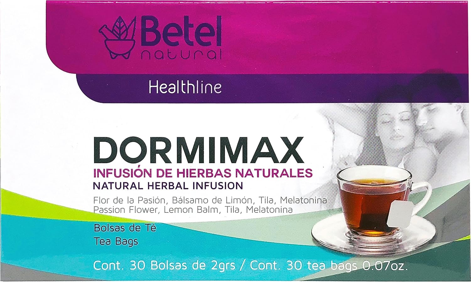 Amazon.com: Dormimax Tea by Betel Natural - Natural Sleep Aid Tea ...