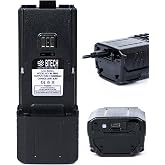 BTECH BL-5RHL 5200mAh USB-C Charging Li-ion Extended Battery Pack, High-Capacity OEM Battery for BaoFeng BF-F8HP PRO and BL-5RH Series Radios (USB-C Charging, Status LED)