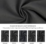 Encasa XO Charcoal Grey Cloth Napkins Set of 12 17x17 in Cotton Dinner Napkins view 4