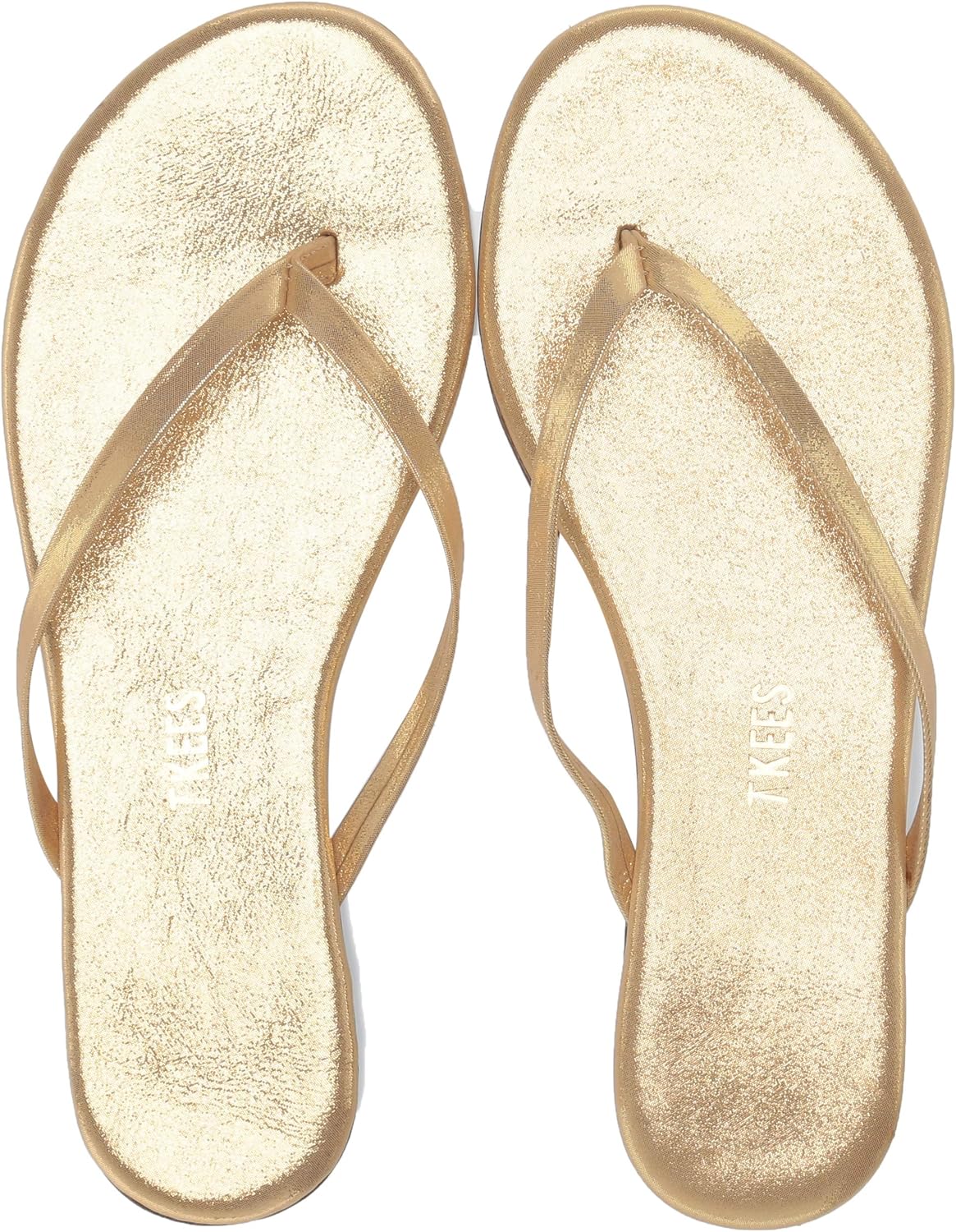 tkees gold flip flops