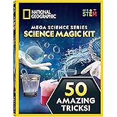NATIONAL GEOGRAPHIC Science Magic Kit – Science Kit for Kids with 50 Unique Experiments and Magic Tricks, Chemistry Set and S