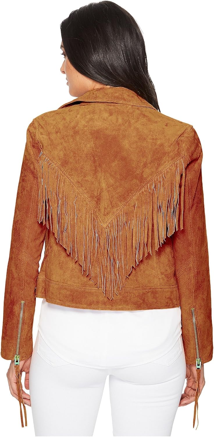 blank nyc fringe denim jacket