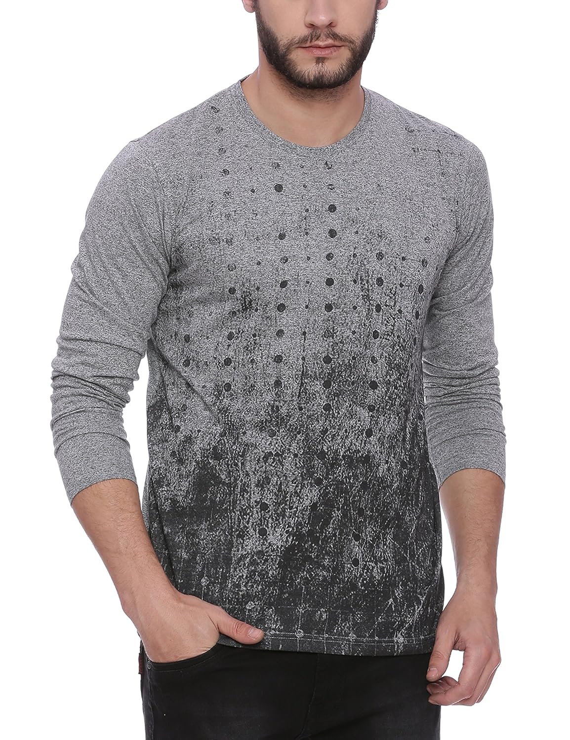 campus sutra men's cotton t-shirt