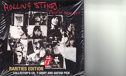 The Rolling Stones Mick Jagger Keith Richards Mick Taylor Exile On Main Street Rarities Edition Includes Collector S Cd T Shirt And Guitar Pick Amazon Com Music