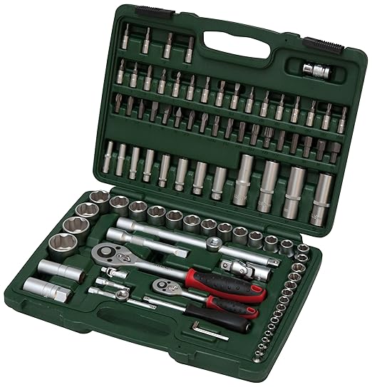 title=Intec 2100671 Set Bussole Professionale, 99 pezzi