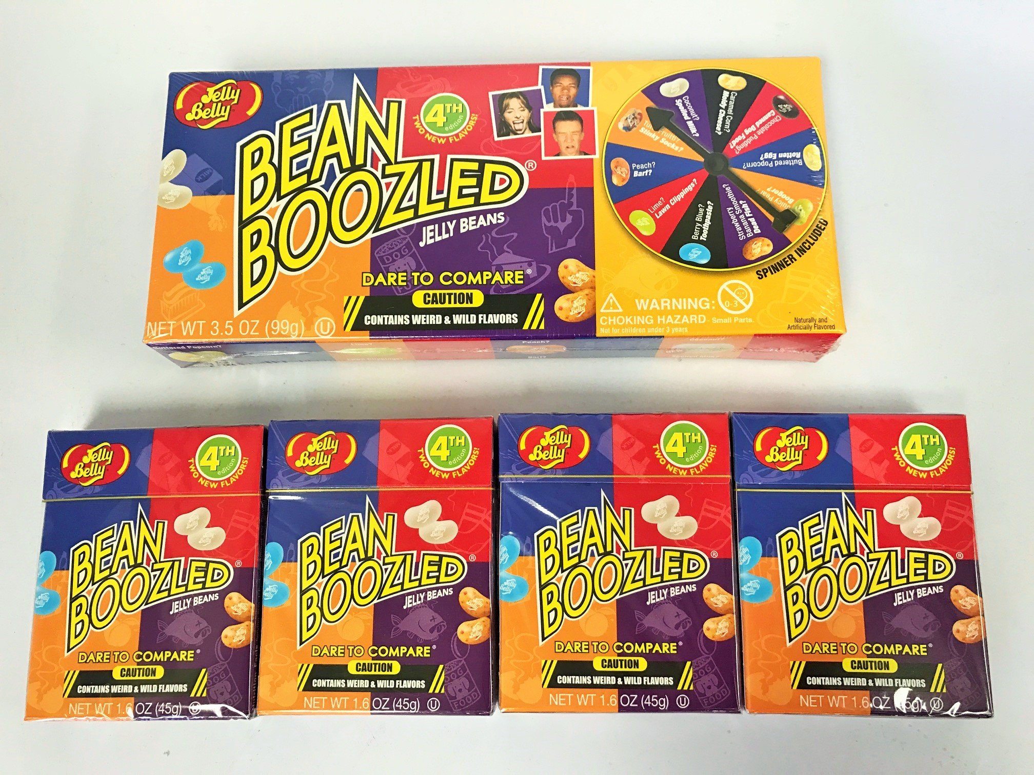 Jelly Belly Bean Boozled Spinner and Refill Boxes, 10 Ounce