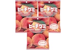 春日井製菓 Kasugai Peach Gummy Candy 3.77oz (3 Pack)