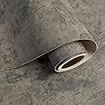 VaryPaper 32''x354'' Weathered Industrial Concrete Wallpaper Textured Peel and Stick Concrete Vinyl Wall Paper Roll Self Adhesive Contact Paper Decorative for Bathroom Kitchen Countertops Backsplash
