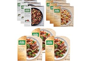READY SET GOURMET Healthy Choice Meals Variety Pack - Healthy Choice Meatball Marinara - Beef Teriyaki and Pineapple Chicken - 3 Boxes of Each, Total 9