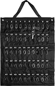 Amazon Com Ez Line Rollable Key Case Roll Up Key Organizer Roll Up Key Case Flexible Durable Vinyl 50 Keys Automotive