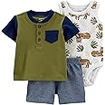 Carter's 3-Piece Giraffe Little Short Set