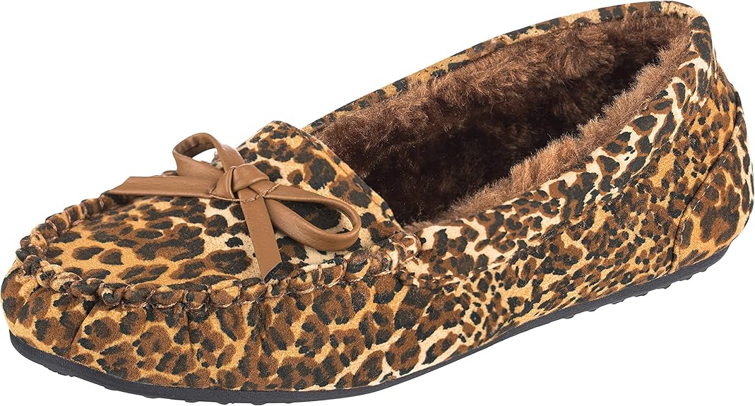 fur lined moccasins womens