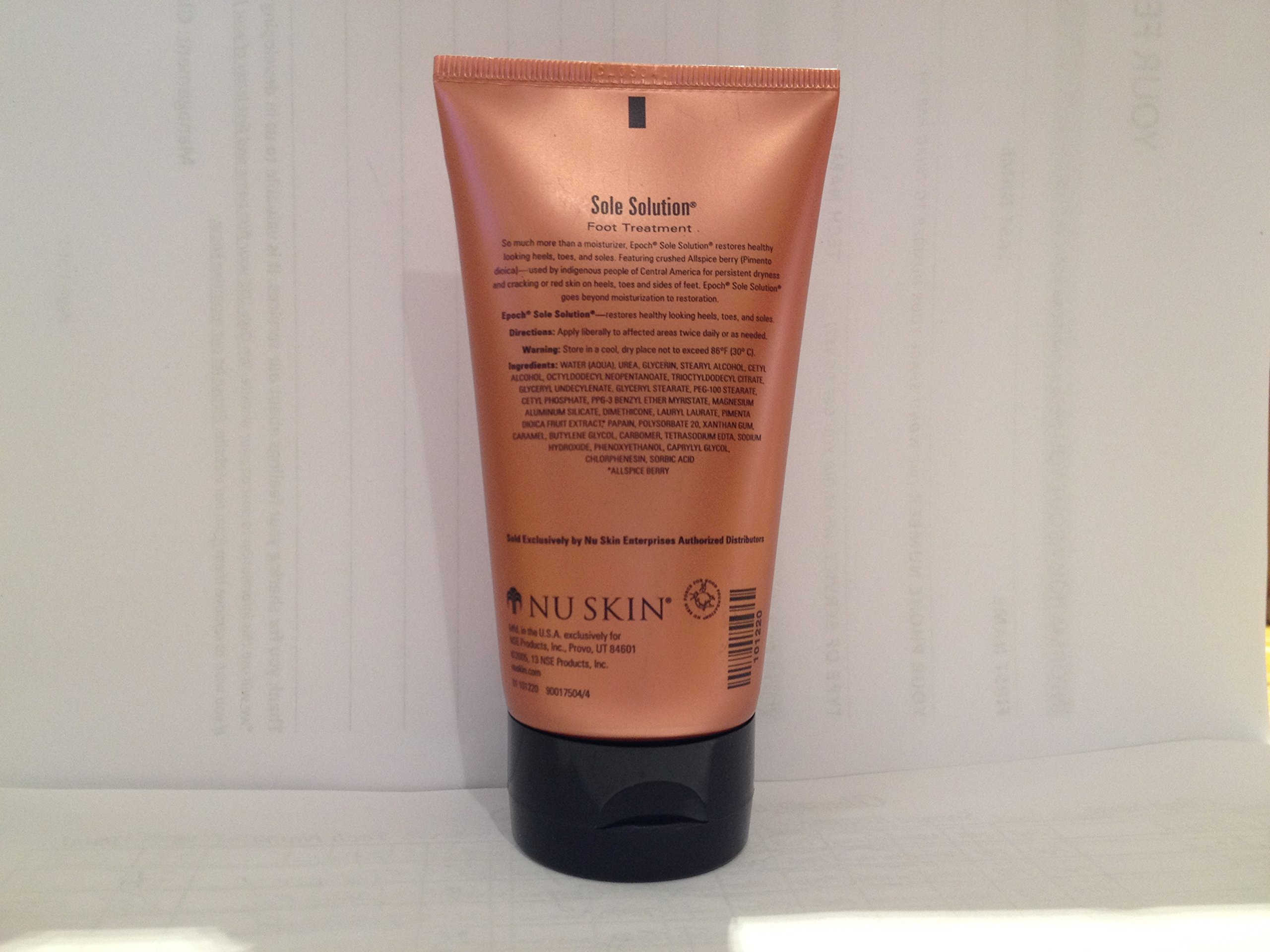 Nu Skin Sole Solution Foot Treatment therapeutic moisturizer cream heals rough dry feet cracked