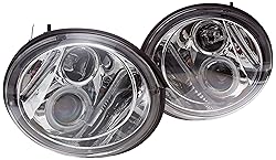 Spec-D Tuning Chrome Housing Clear Lens Projector
