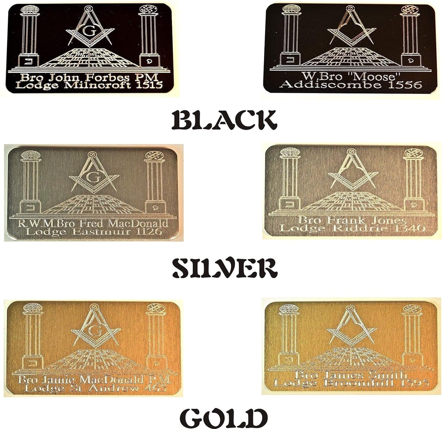 personalized masonic briefcase