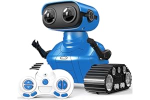 AOVIKOOD Robot Toys for Boys Girls, Rechargeable Remote Control Robots Toy with Music and LED Eyes, Singing, Dancing, Robot for Kids, Children Gifts for 3 4 5 6 7 8 Years Old and up