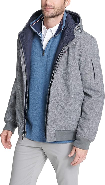 Tommy Hilfiger 汤美费格 男式软壳飞行夹克外套 3.5折.99 海淘转运到手约￥557