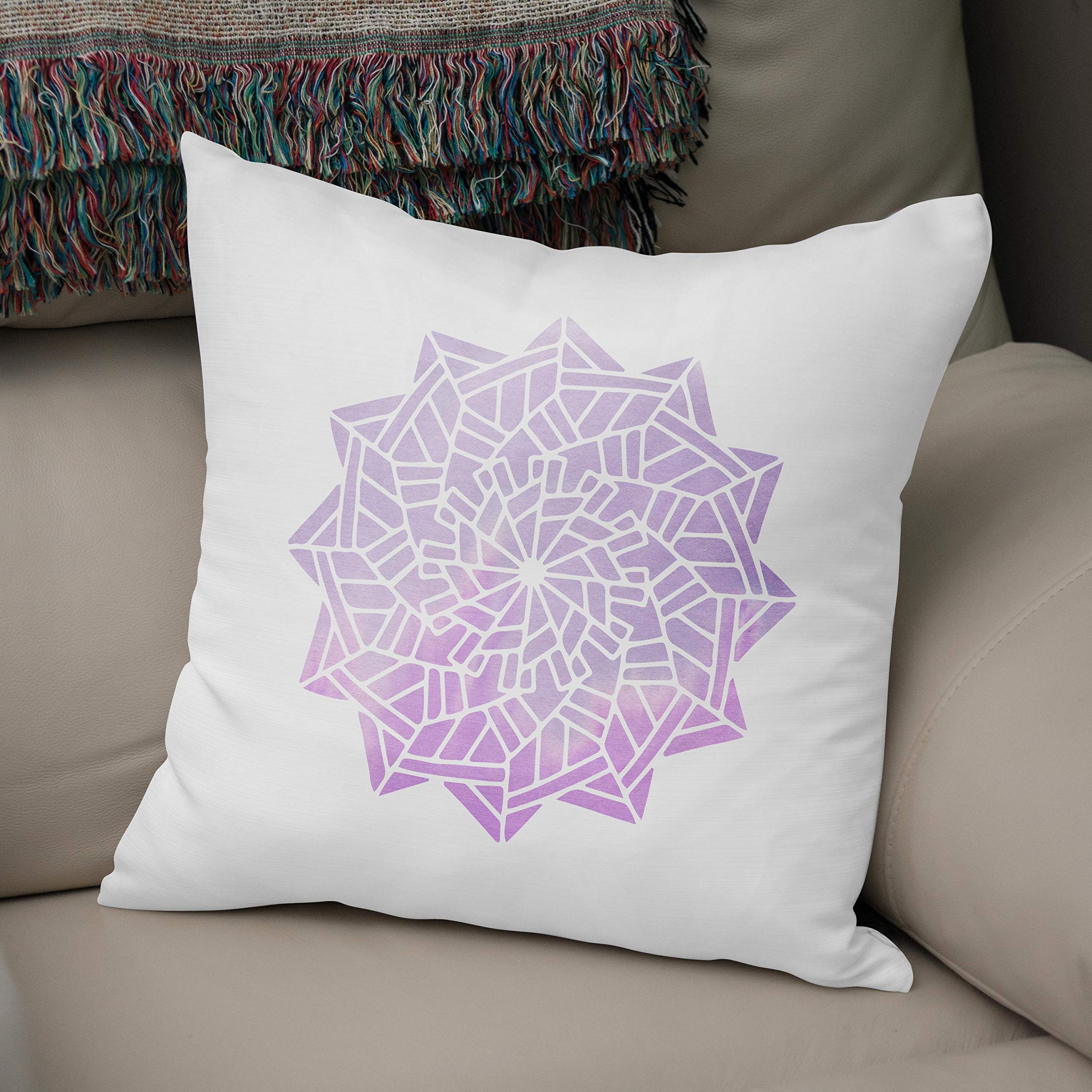 Bonamaison, Decorative Cushion Cover - 50% Cotton 50% Polyester - 43x43cm - Designed and Manufactured in Turkey
