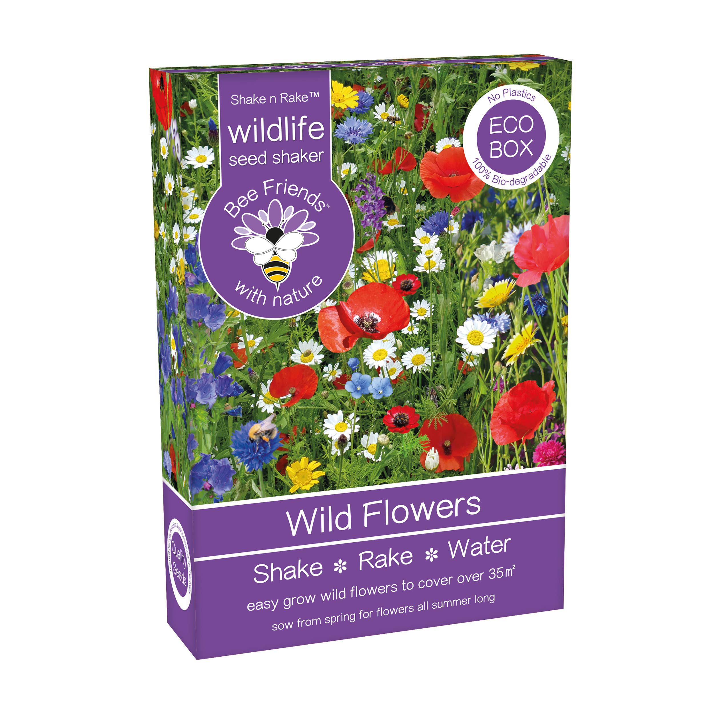 Wildflowers Shake And Rake Grow Your Own Colour Themed Annual Flowers from Seed (Wild Flowers)