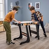 Powerplay 3ft Folding Air Hockey Table Compact Portable Mini Game view 2